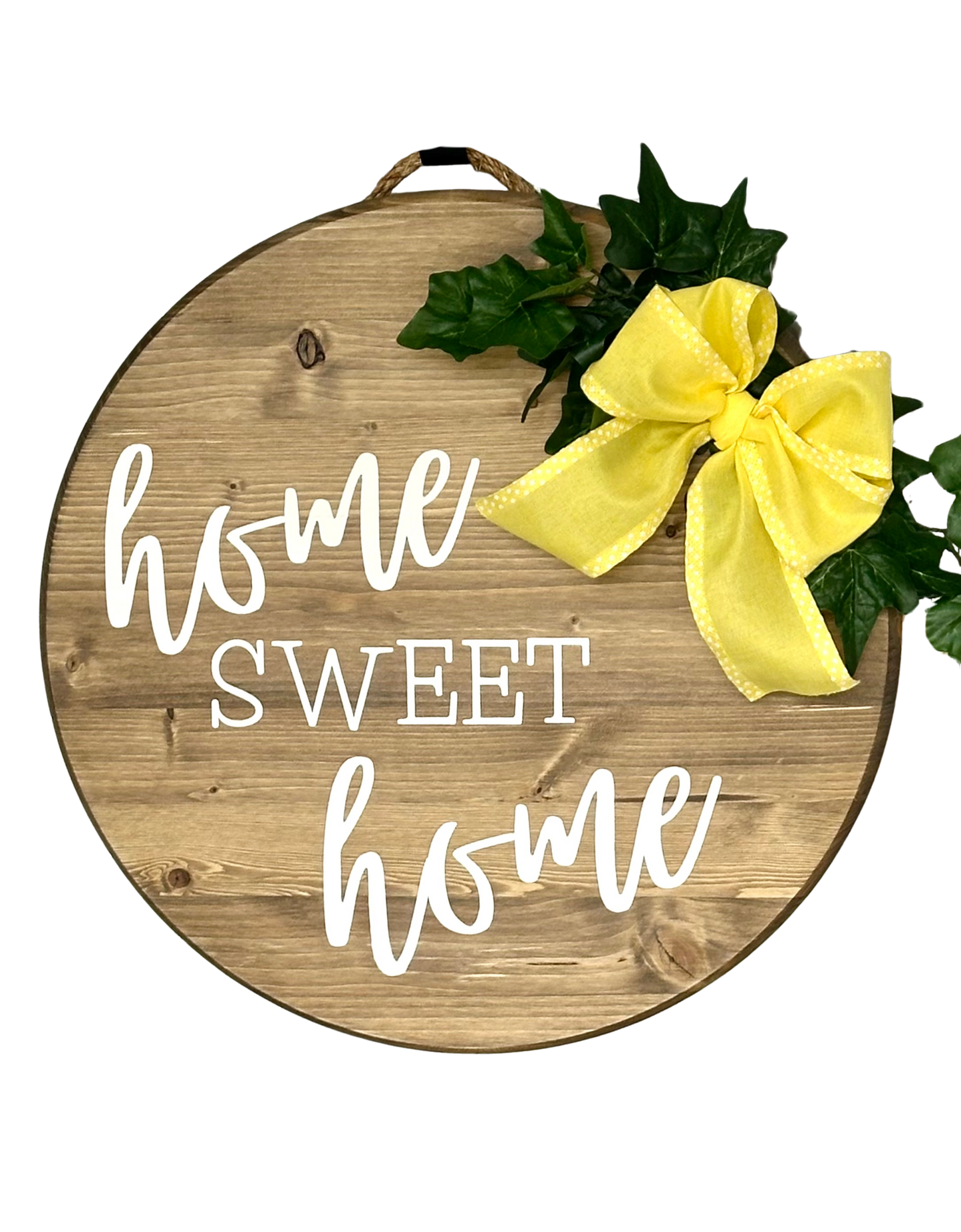 Craft Party Menu: Home Sweet Home Wood Sign