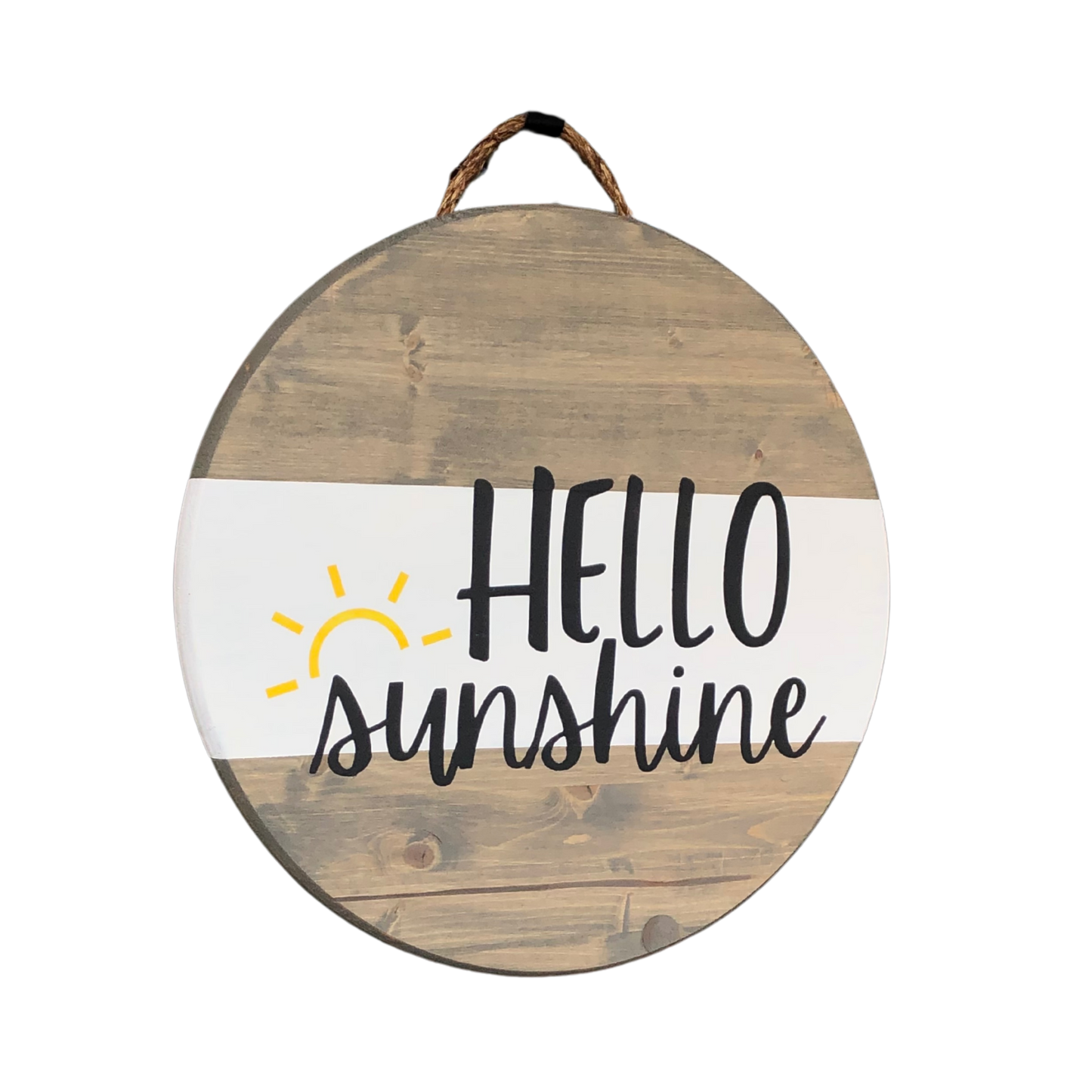 Hello Sunshine 18” Wood Round