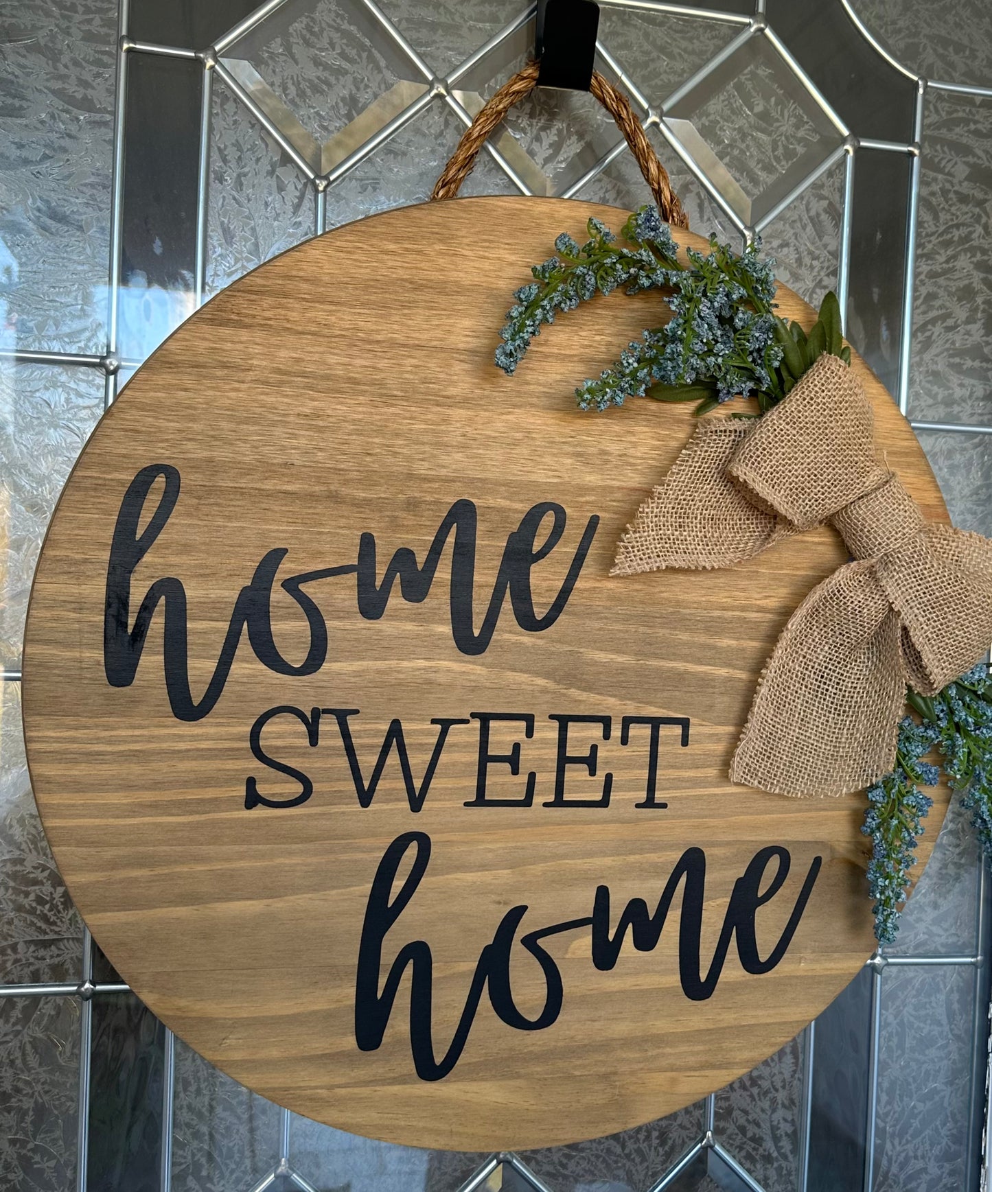 Craft Party Menu: Home Sweet Home Wood Sign