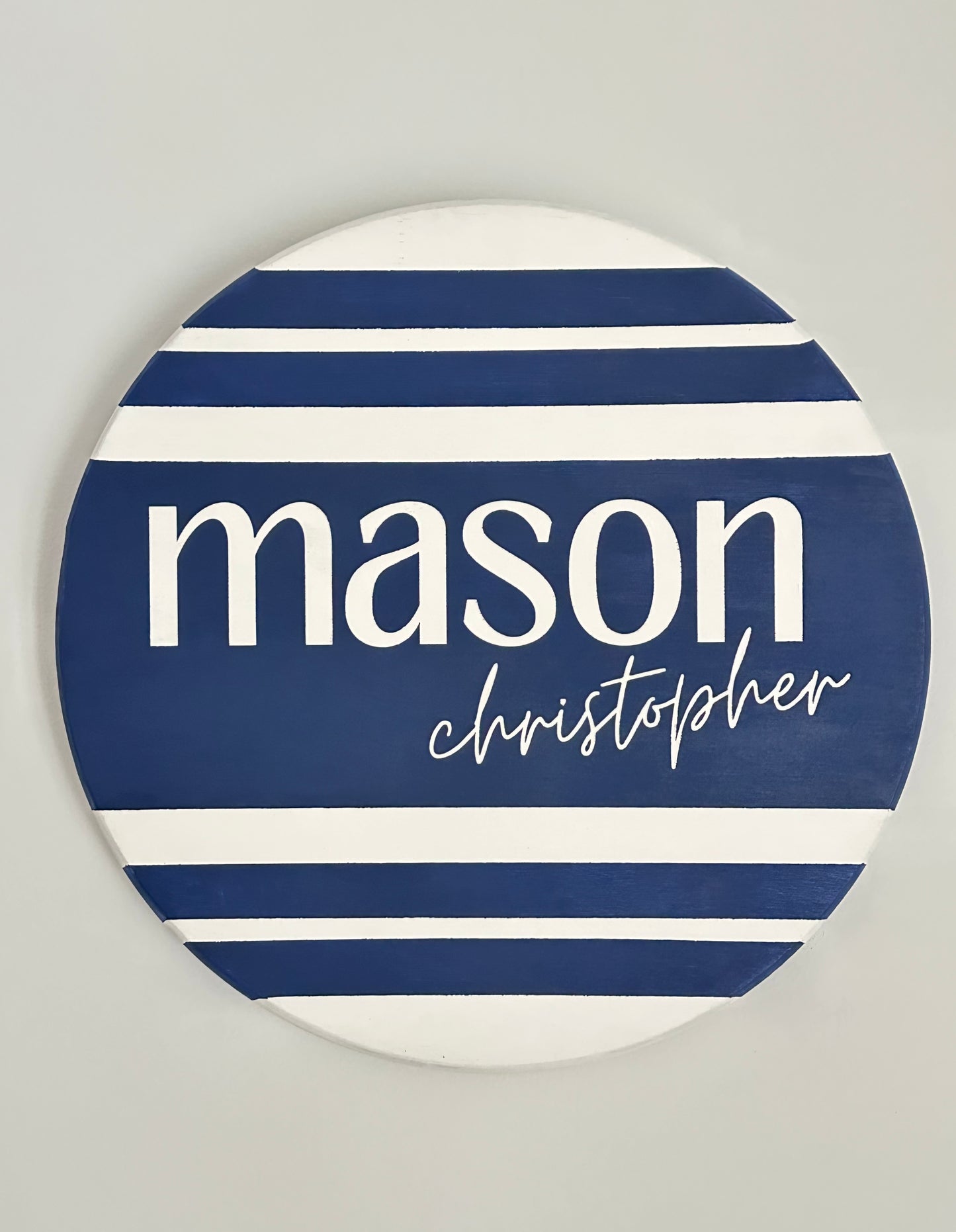 Personalized Baby Boy Nursery Wood Sign