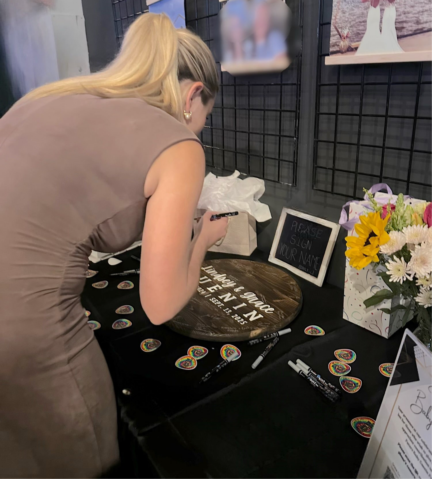 Personalized Wedding Guest Book Wood Sign