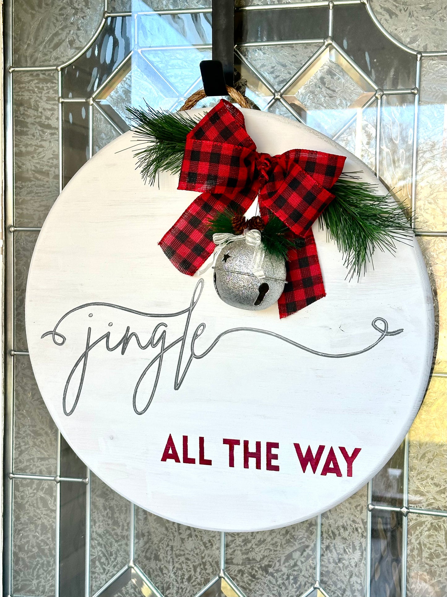 Jingle All The Way Wood Sign