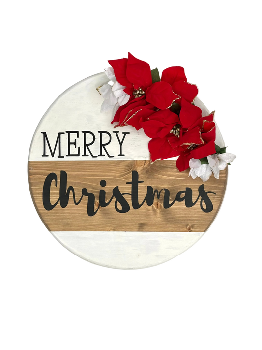 Craft Party Menu: Merry Christmas Wood Sign