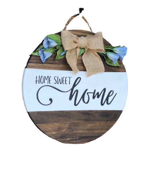 Craft Party Menu: Home Sweet Home Wood Sign
